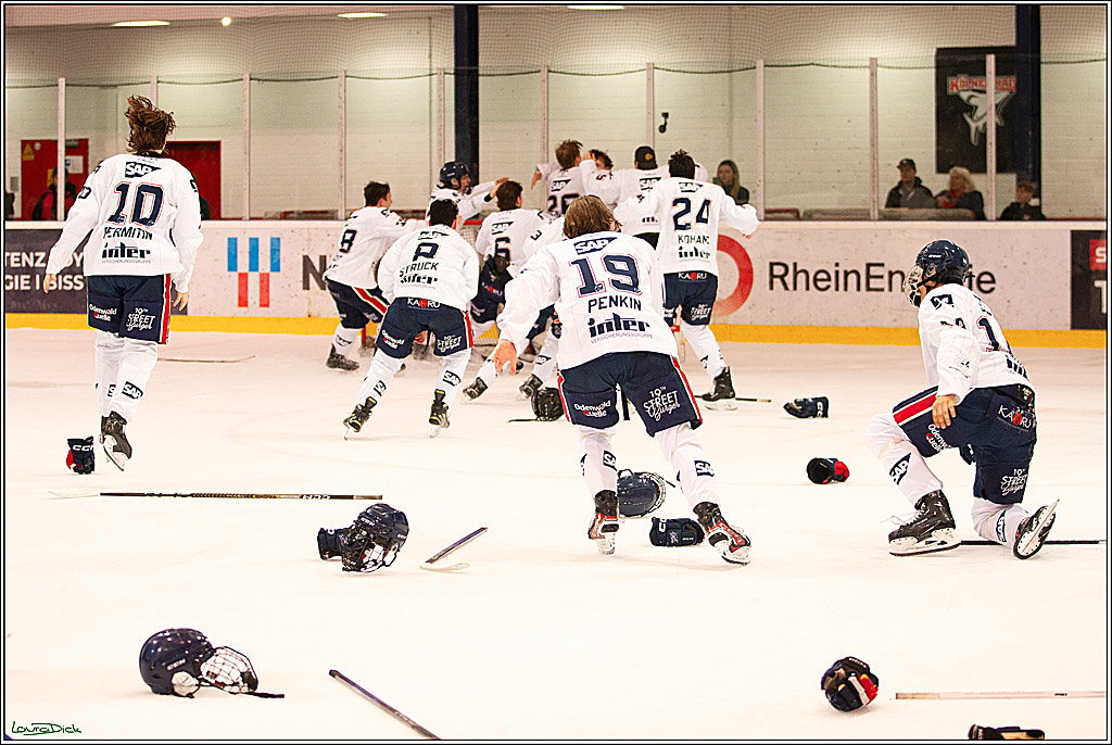 4. Finale Spiel U17 Koelner Junghaie- Jungadler Mannheim; Koeln, 21.04.2024